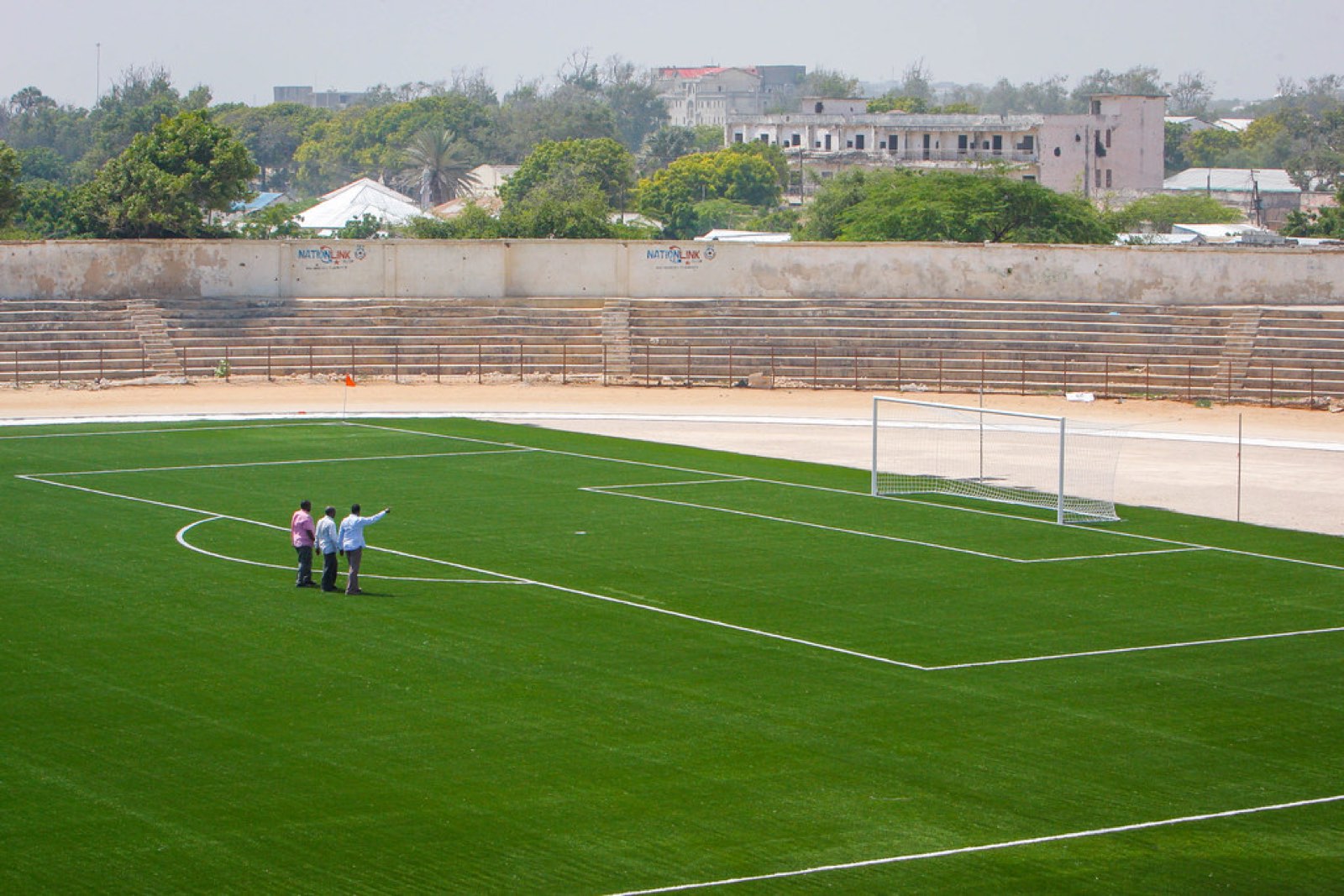 A verified turf pitch